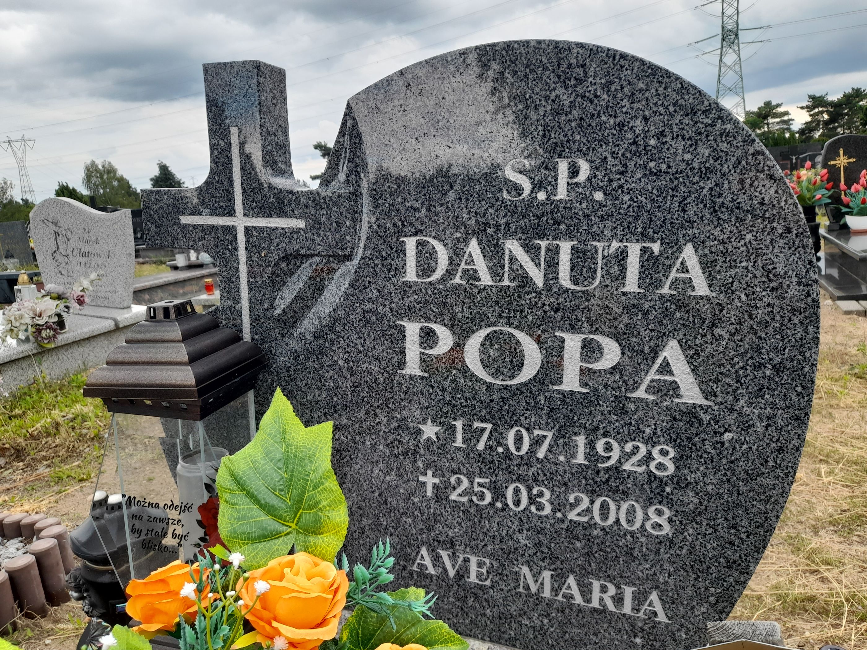 Grób Danuta Popa