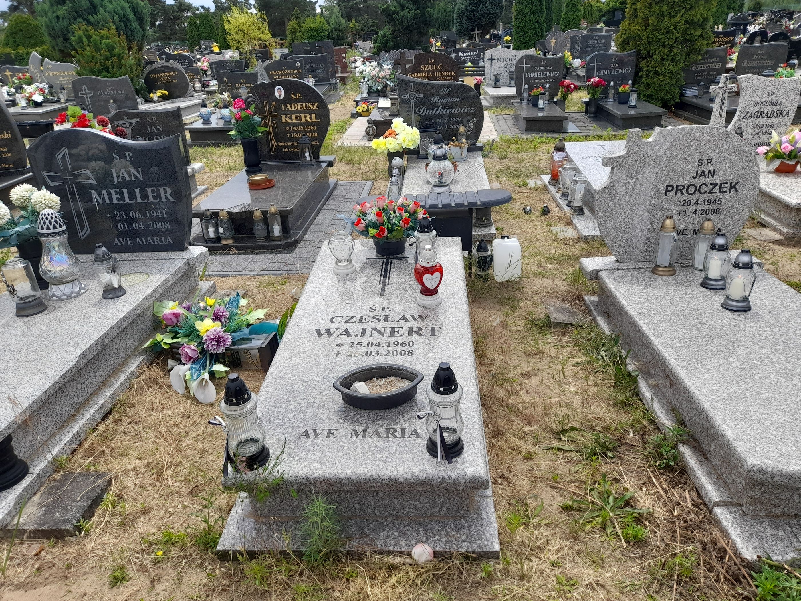 Grób Czesław Wajnert