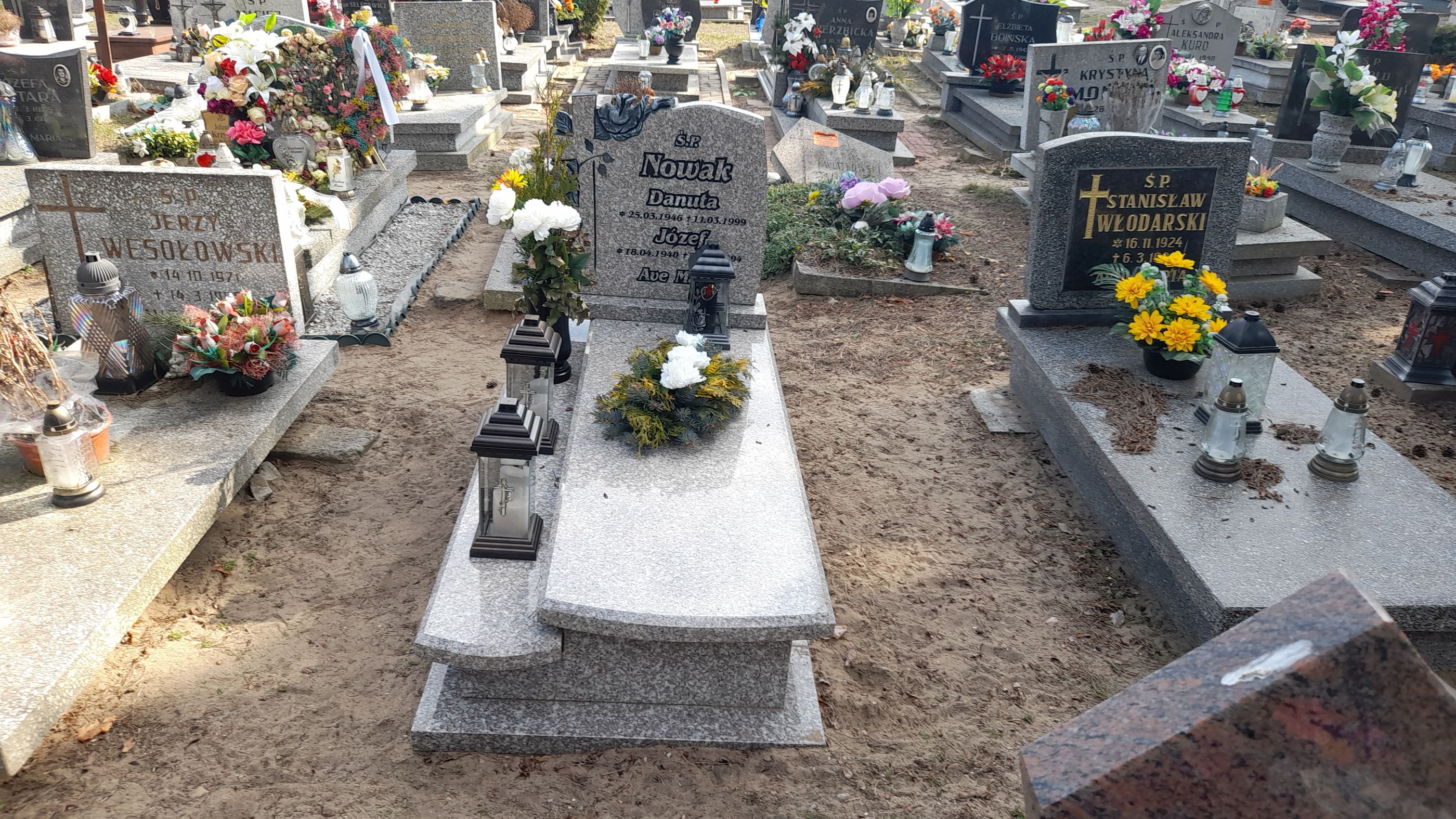Grób Danuta Nowak