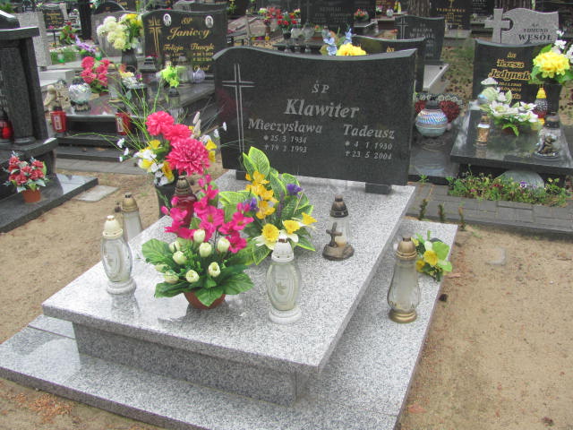Grób Mieczysława Klawiter