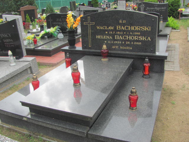 Grób Helena Bachorska