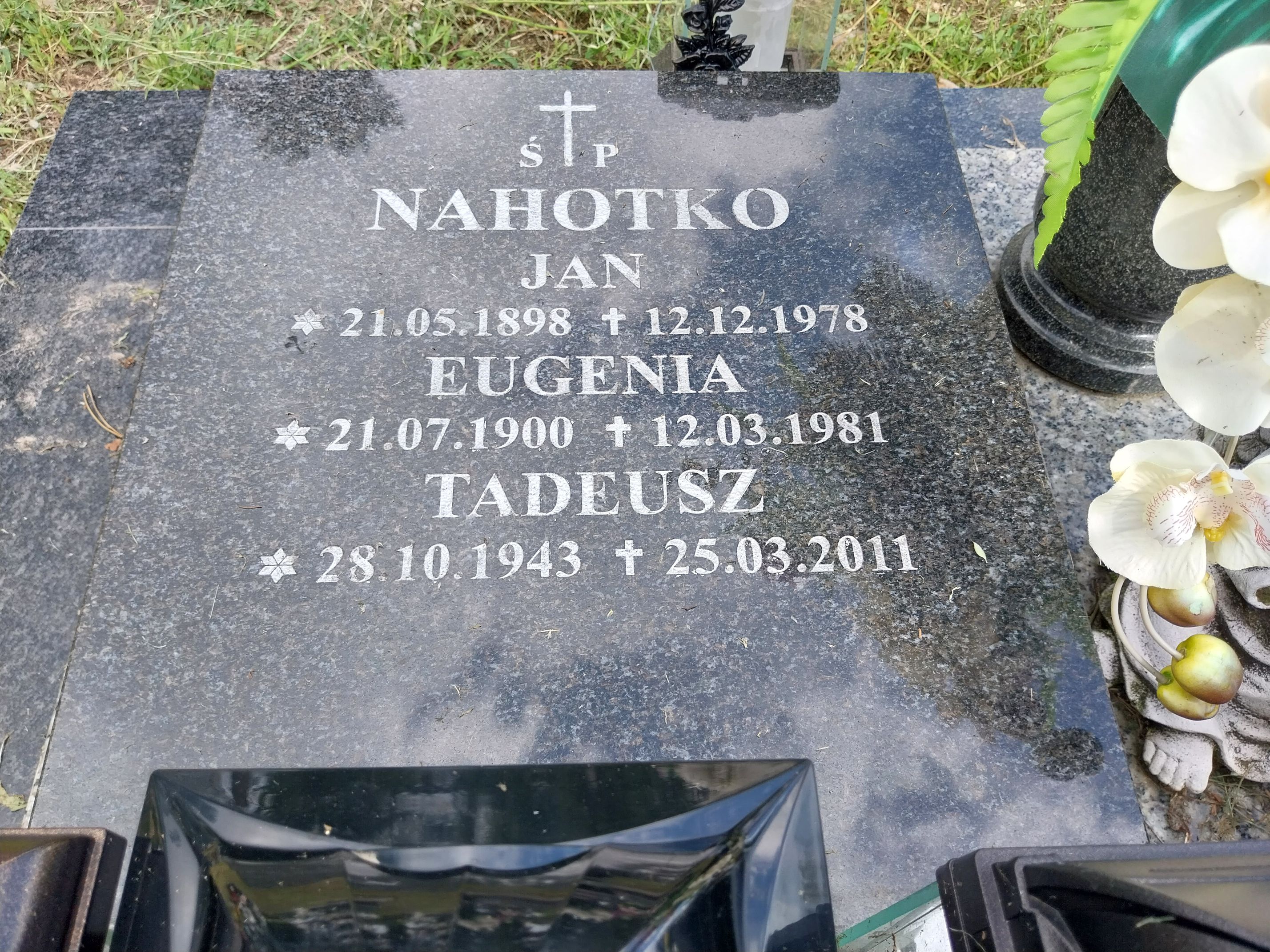 Grób Tadeusz Nahotko