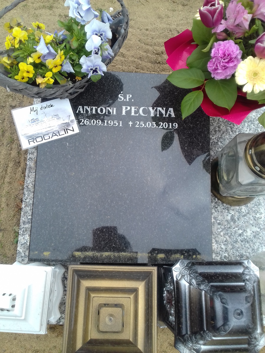 Grób Antoni Pecyna