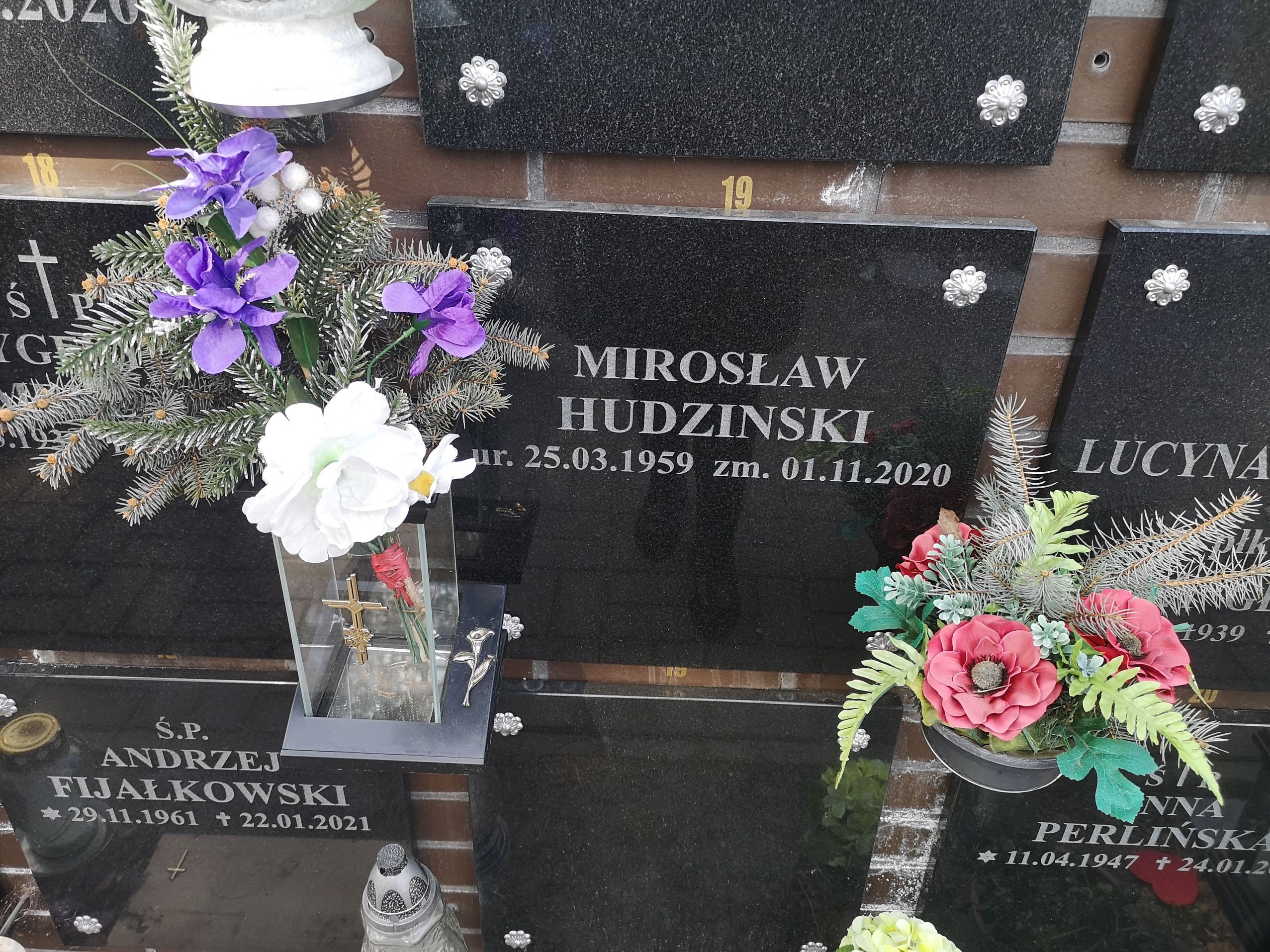 Grób Mirosław Hudziński
