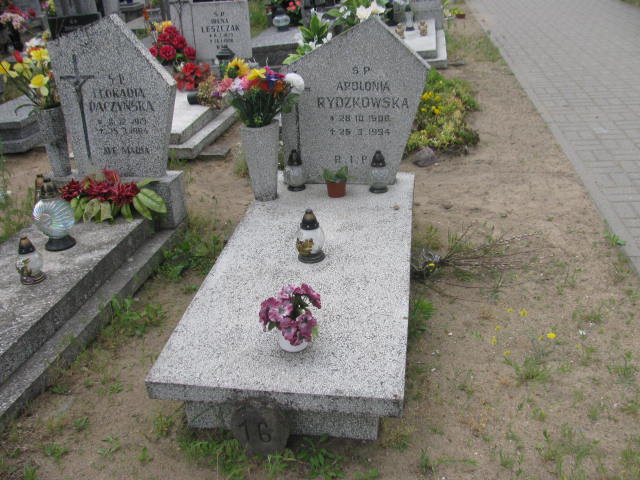 Grób Apolonia Rydzkowska