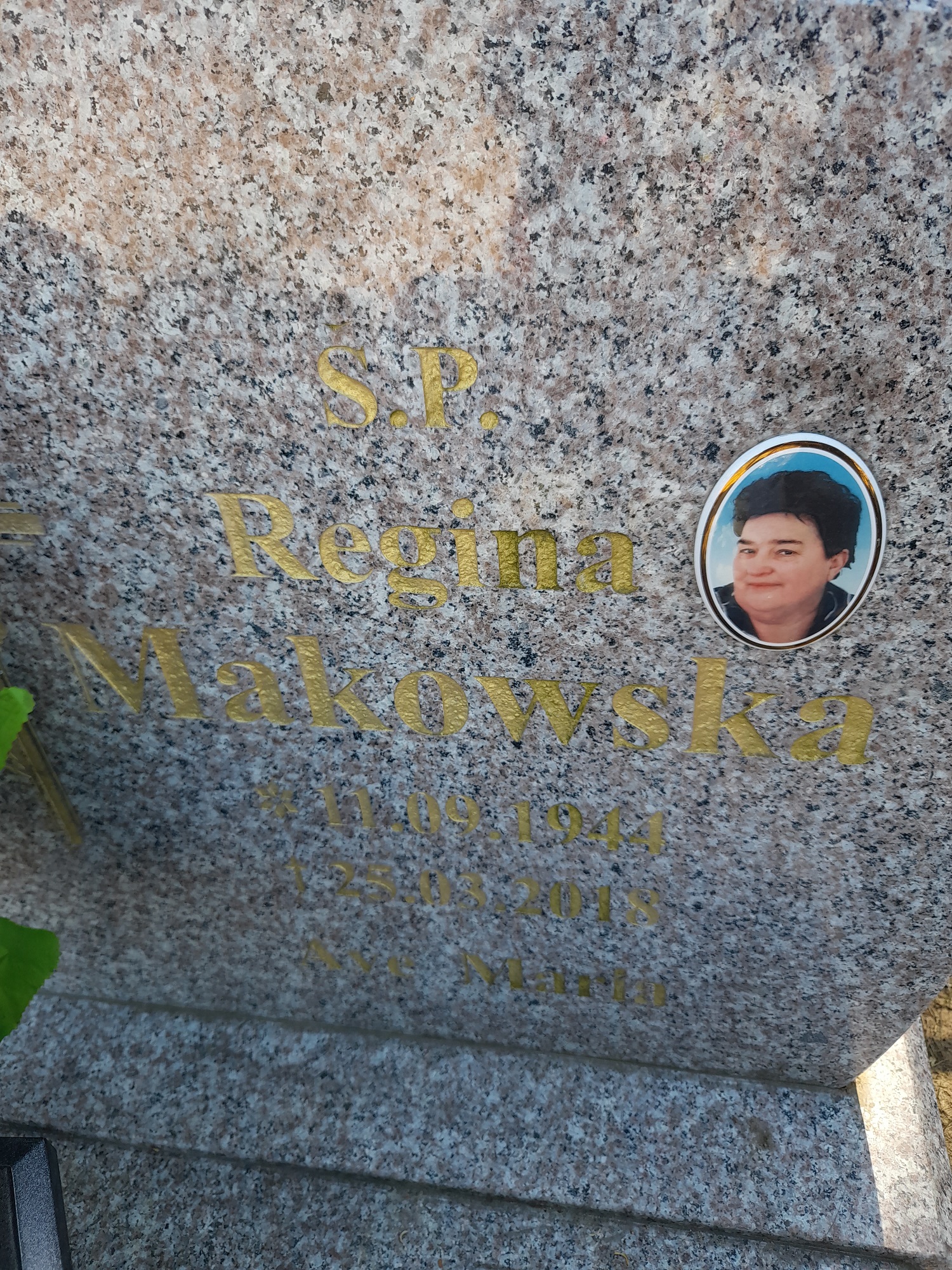 Grób Regina Makowska