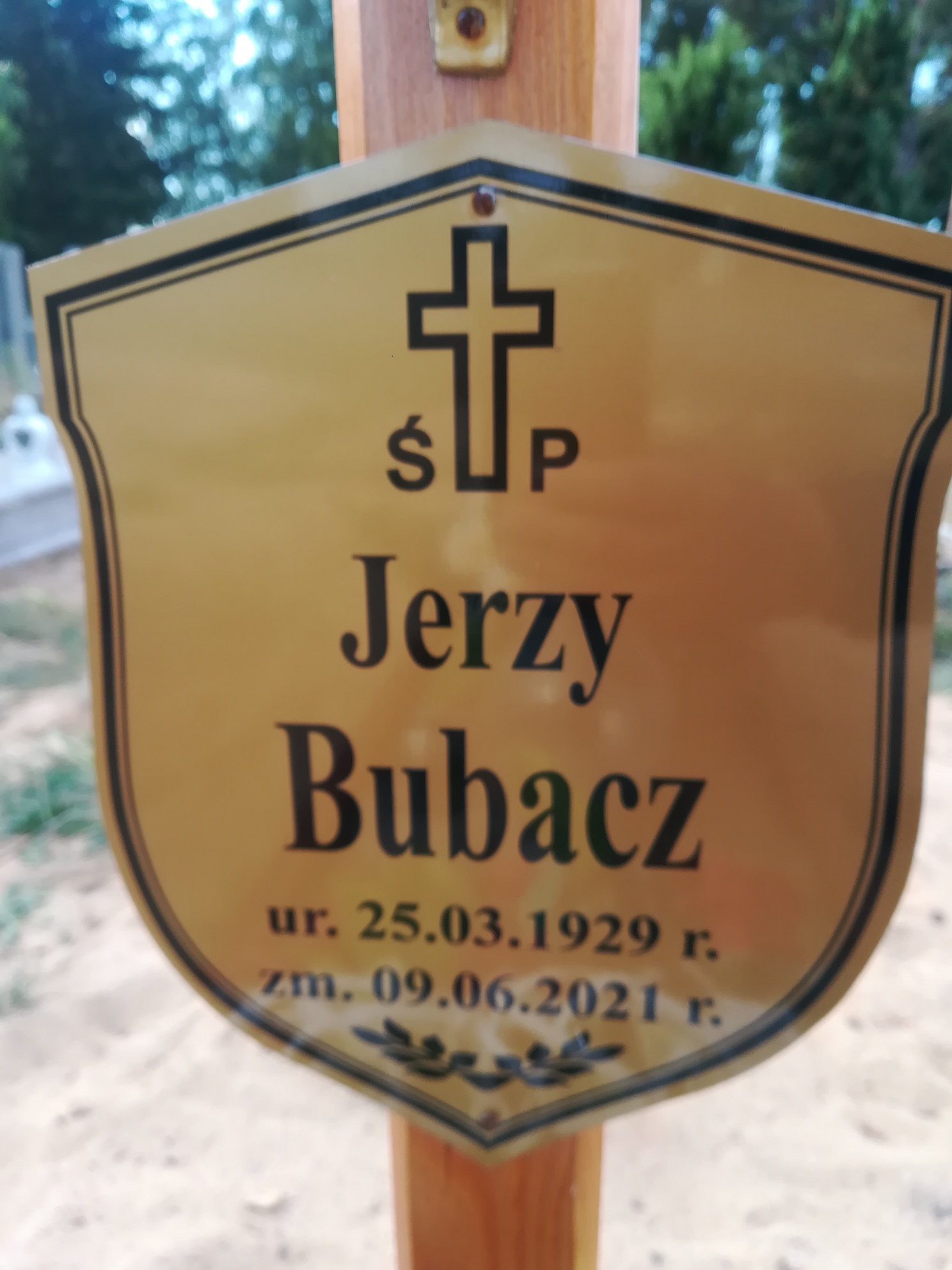 Grób Jerzy Bubacz