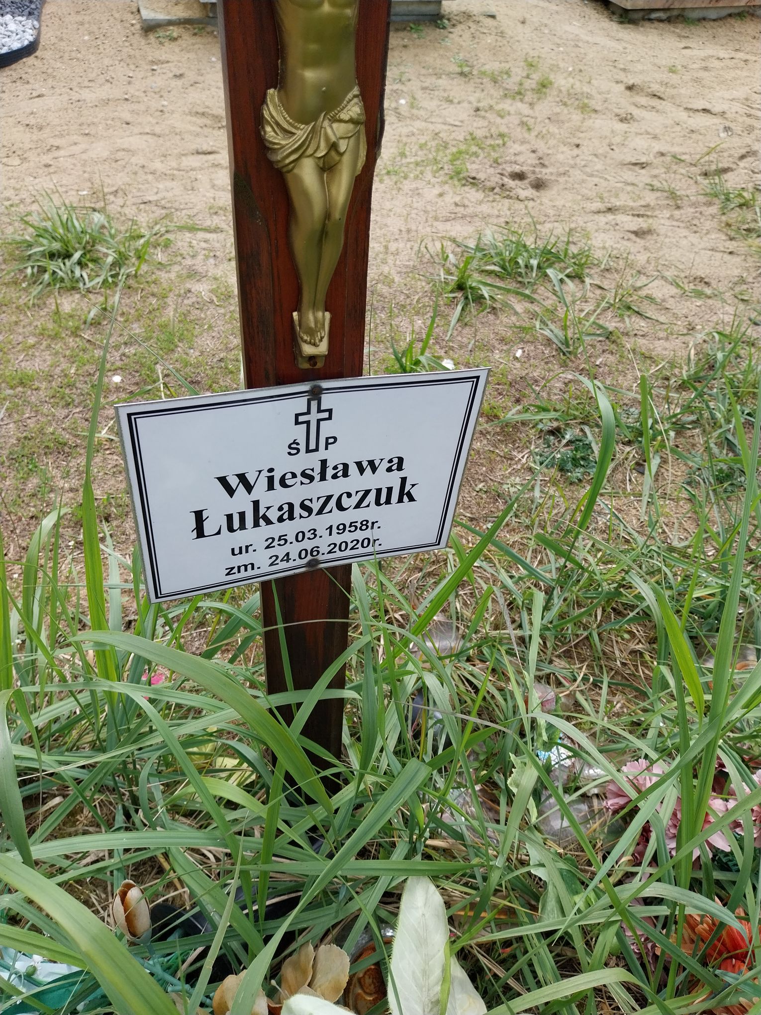 Grób WIESŁAWA ŁUKASZCZUK