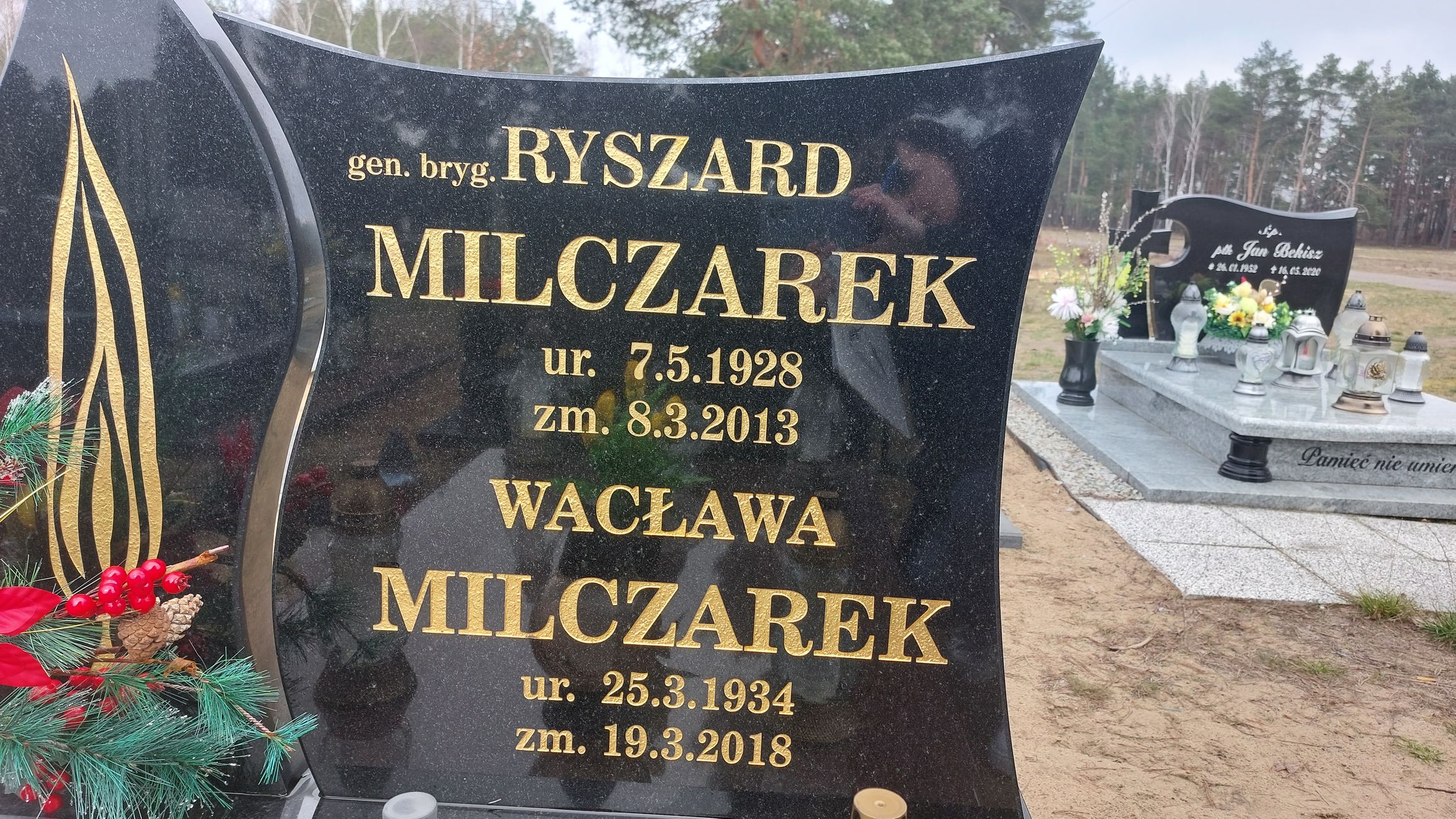 Grób Wacława Milczarek