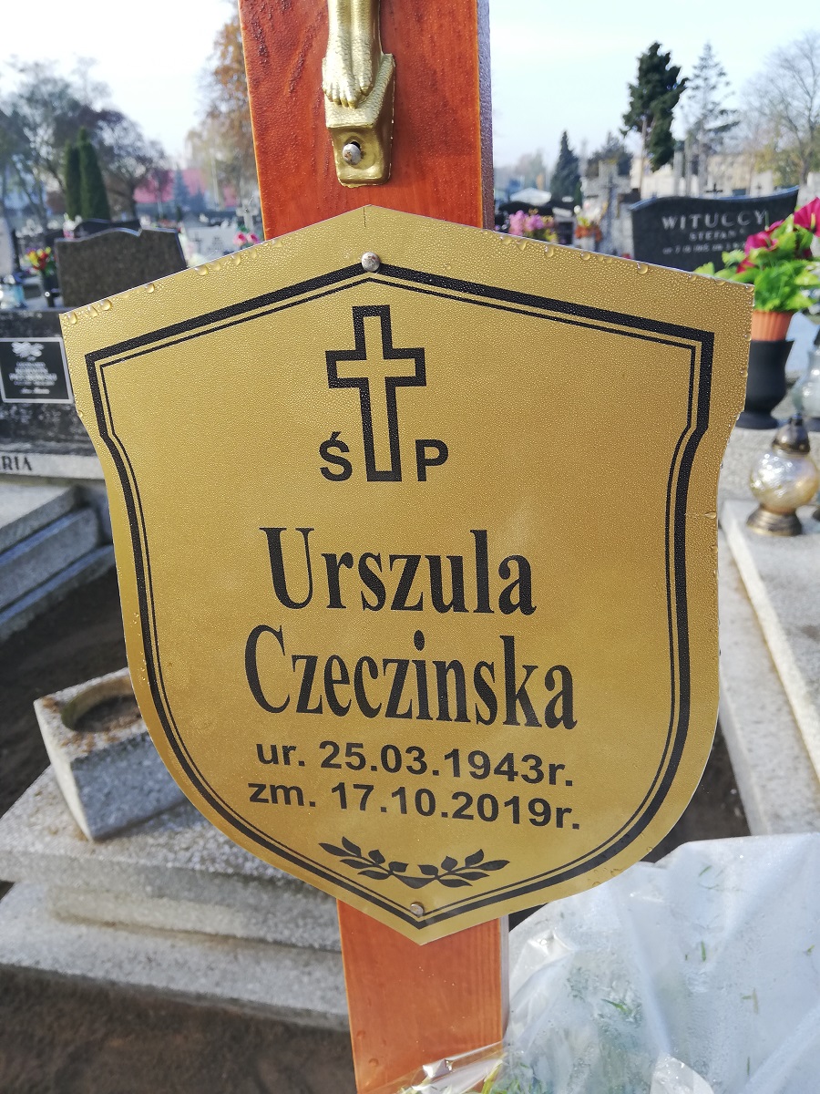 Grób URSZULA CZECZINSKA