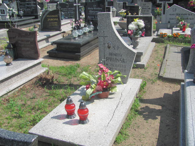 Grób Henryk Pawiński